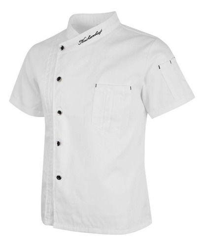 Chamarras De Chef Unisex Capa Camisa Manga Corta Uniformes