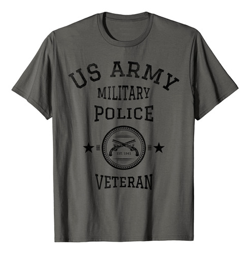 Us Army Military Police Camiseta De Oficial De Policia Retir