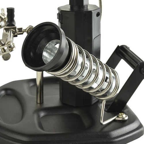 Imagen 6 de 9 de Lupa Con Soporte De Placa Luz Led Te802
