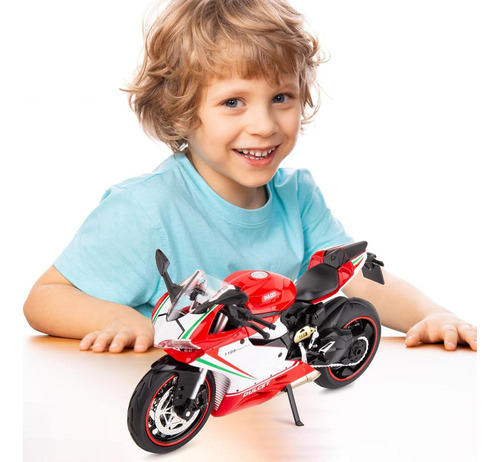 Motocicleta Bdtctk Ducati 1199 Juguete Escala 1:12