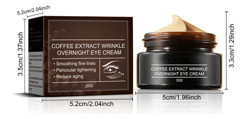 Crema Para Ojos Con Cafeína Q, Crema Antiarrugas Para Ojos T