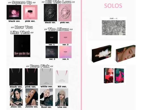 Blackpink The Album Born Pink Kill This Love Square Up Jisoo