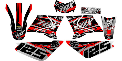 Calcos Para Yamaha Xtz 125 Moto Completa Fox