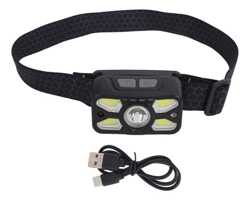 Lanterna De Cabeça: Farol Tipo C, Sensor De Movimento Recarr