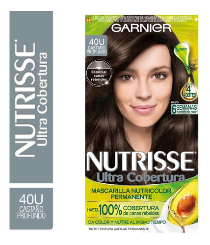 Nutrisse Garnier Ultra Cobertura 40 Castaño Profundo