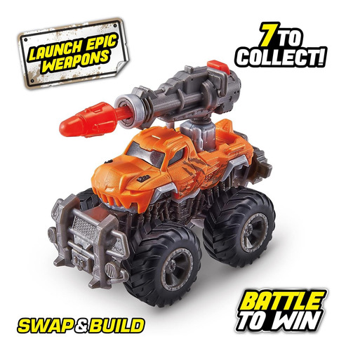 5 Surprise Monster Trucks Series 1 De Zuru (2 Paquete) Glow