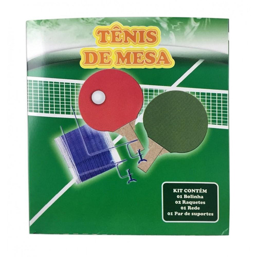 Kit Tênis De Mesa Mdf Pangue