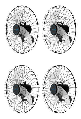 Kit 4 Ventilador De Parede 60 Cm Turbolex 200w 220w