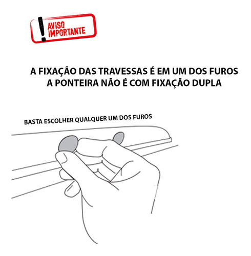 Imagem 4 de 9 de Rack Travessa Teto Jeep Compass 2017 2018 2019 2020 2021