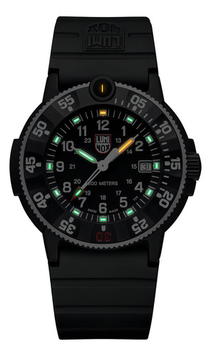Reloj De Pulsera Luminox Caballero Negro Xs.3001.h.set