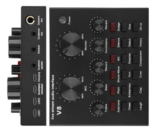Microfone Bm800 Com Braço Articulado E Mesa Ajuste V8 Cor Preto