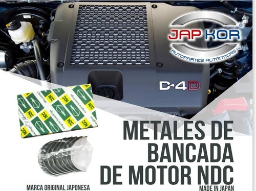 Metales De Biela Ndc Japones Toyota Hiace 2.7l 05-18 .50