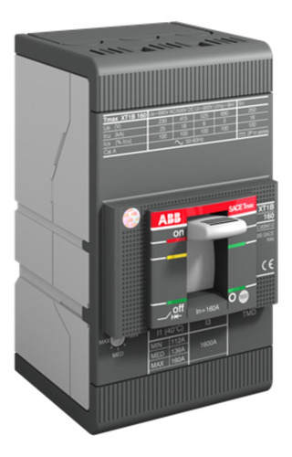 1sda067394r1 Abb Xt1c 160 Tmd 50-500 3p F F