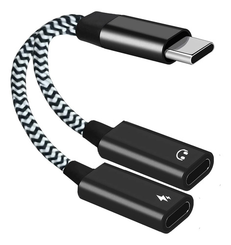 Hldinie Usb Tipo C A Doble Usb C Hembra Conector De Audio Au