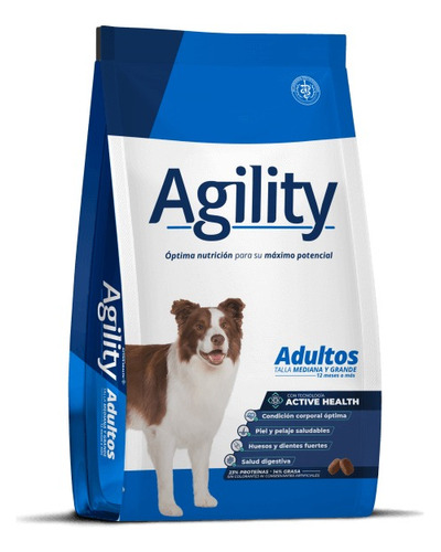 Agility Perro Adulto De Razas Medianas Y Grandes De 20 Kg