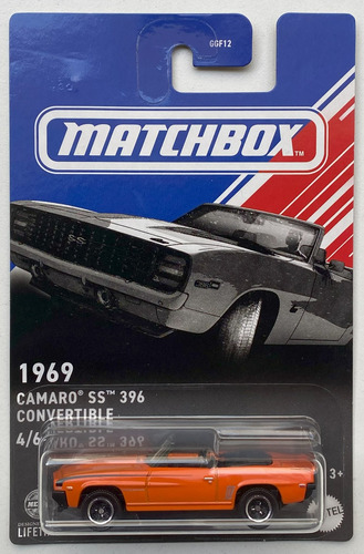 Matchbox 2024 American Convertibles 4/6 - 1969 Camaro Ss 396