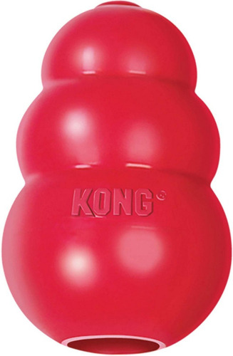 Brinquedo dispensador de prêmios vermelho Kong Classic Medium M