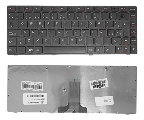 Teclado Lenovo Ideapad G470 G475 G470ha Negro Español