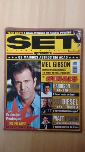 Revista Set 183 Jennifer Lopez Mel Gibson Harrison Ford 703e