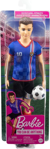 Barbie - Ken Futbolista C/pelota - Mattel - Art. Fxp02