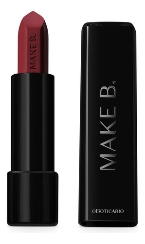 Batom Mate Vermelho Red Supreme Make B. Boticário 4g
