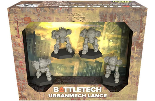 Paquete Battletech Urbanmech Lance Force De Catalyst Game La