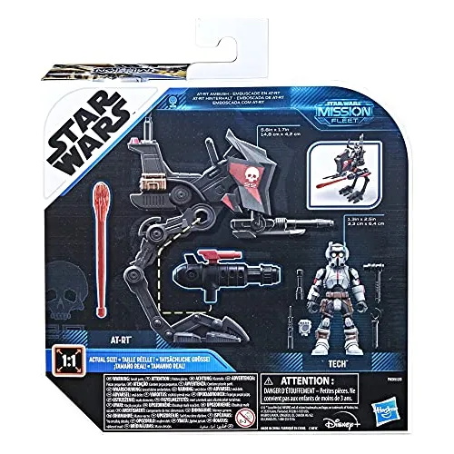 Hasbro Star Wars Mission Fleet Bad Batch At-rt Figura Y Vehí