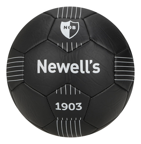 Pelota De Futbol Drb Newells Black