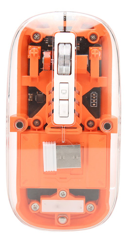 Ratón Inalámbrico Transparente Bt5.1 2.4g, Modo Dual, Clic S