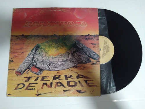 Barón Rojo Tierra De Nadie Lp Vinilo 1987 Discosa Venezuela