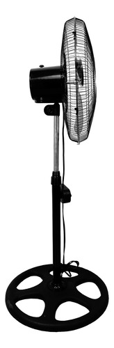 Ventilador 3 En 1 Pie, Piso O Pared 3 Aspas De Aluminio 65w 45.72 Cm 127v/60hz/65w Negro Metal Aluminio 3