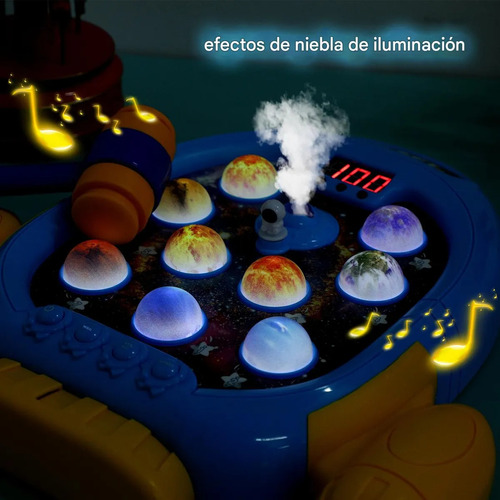 Juego Eléctrico De Golpear Topos Para Niños