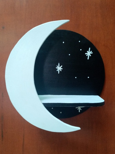 Repisa Luna, Círculo,cielo, Madera