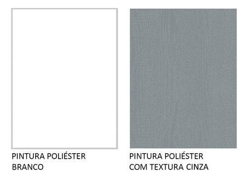 Guarda-roupa Casal 3 Portas De Correr Sublime Plus Madesa Bc Cor Branco/Cinza
