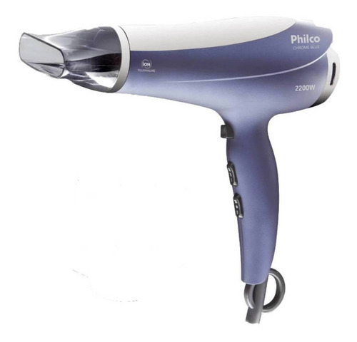 Secador de cabelo Philco Chrome Blue PSC08AZE azul 220V