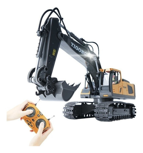 Excavadora/bulldozer Rc 1/20 2.4ghz 11ch.