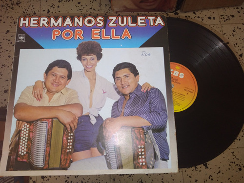 Hermanos Zuleta Por Ella Cbs Lp 1982 Colombia