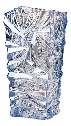 Florero De Cristal De 25cm Para Decoración De Mesa, Azul