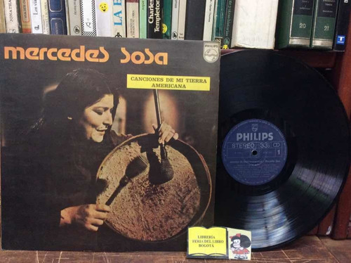 Lp - Acetato - Mercedes Sosa - Canciones De Mi Tierra - 1975