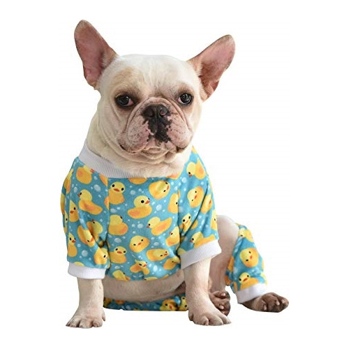 Abrigos O Pijamas Para Perro Con Patos Amarillos Talla Xxl