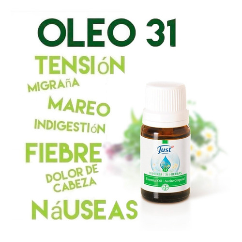 Imagen 8 de 9 de Aceite Esencial Oleo 31 Just 20ml Original Con Envío Gratis