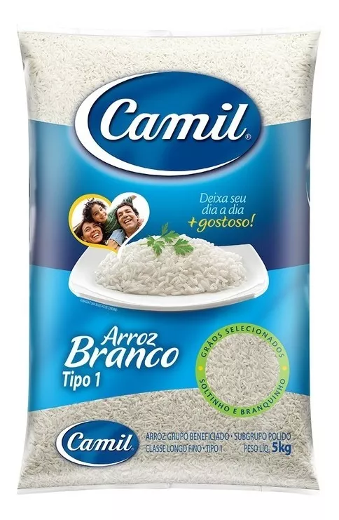 Terceira imagem para pesquisa de arroz camil 5 kg