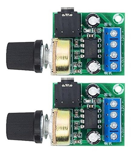 Amplificador De Audio Lm386 10w - Volumen Ajustable (2pcs)