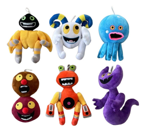 6 Juguetes Peluche My Singing Monster, Regalos Para Niños C