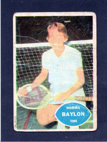Golazo 1965, Figurita N° 137 Norma Baylon Tenis. Mira!!!