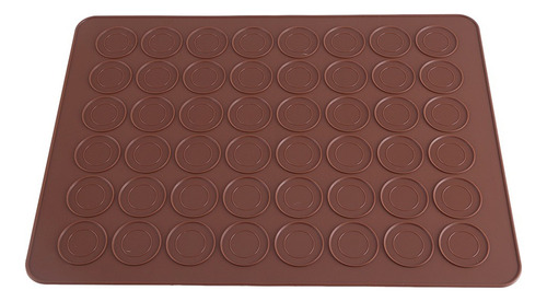 Plancha De Silicona Con Moldes Para 48 Macarrones Pastelería