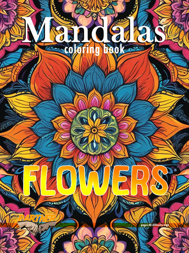 Libro Para Colorear Mandalas Florales, En Formato Digital