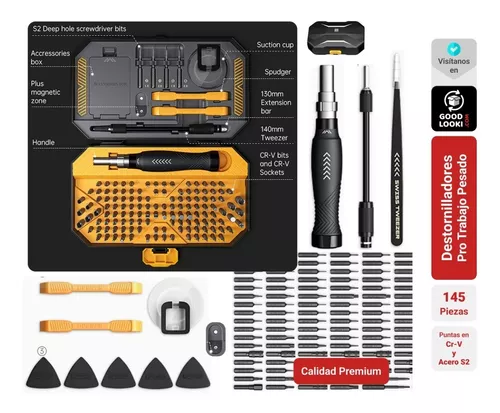 Kit De Destornilladores Profesional Pc Mac Xbox iPhone Juego