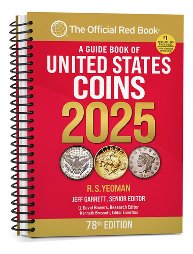 Book : A Guide Book Of United States Coins 2025 Redbook...