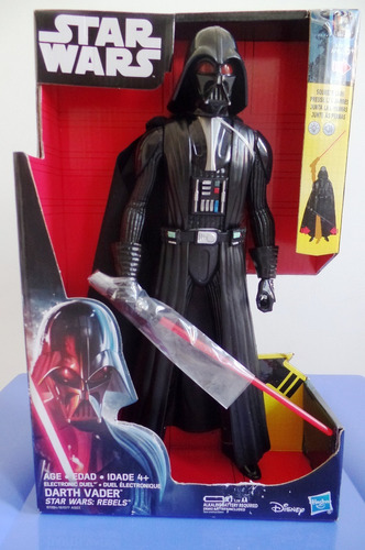 Boneco Eletrônico Hasbro Star Wars Darth Vader Rebels Novo